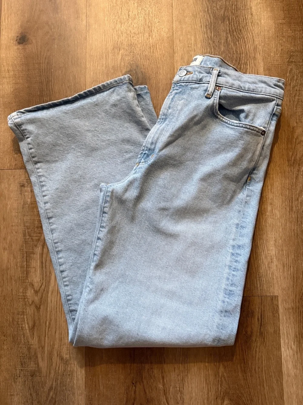 Agolde Wide Leg Jeans Size 30 - Picture 5 of 16
